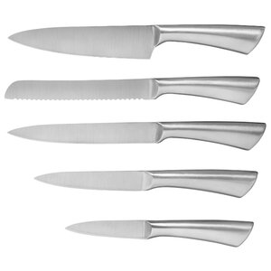 Набор BERKRAFT Silver 5 ножей с подставкой (фото modal nav 3)