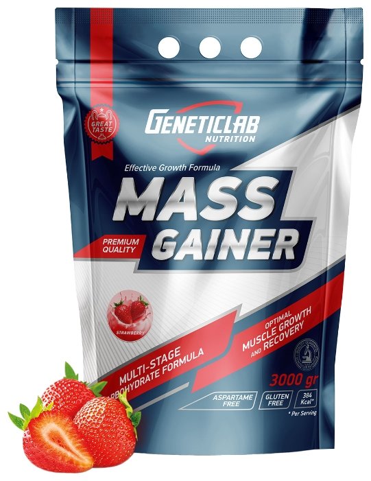 Гейнер Geneticlab Nutrition Mass Gainer (3000 г) (фото modal 2)