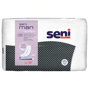Урологические прокладки Seni Man Super SE-095-SU20-003, 20 шт. (фото modal nav 1)