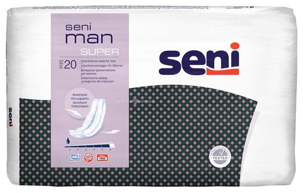 Урологические прокладки Seni Man Super SE-095-SU20-003, 20 шт. (фото modal 1)