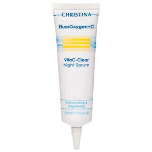 Christina Fluoroxygen+C Vitac-Clear Night Serum Ночная осветляющая сыворотка для лица с витамином С (фото modal nav 1)