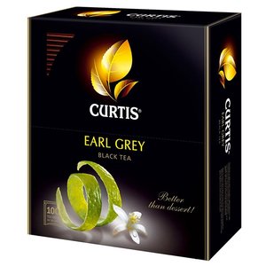 Чай черный Curtis Earl Grey ароматизированный в пакетиках (фото modal nav 2)