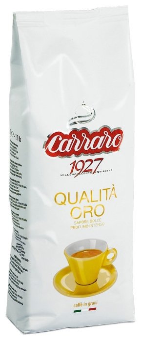 Кофе в зернах Carraro Qualita Oro (фото modal 1)