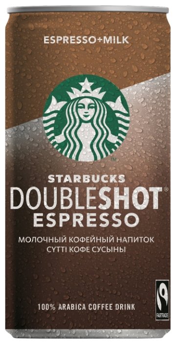 Молочный кофейный напиток Starbucks Doubleshot Espresso 0.2 л (фото modal 1)