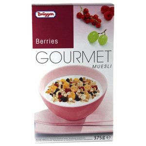 Мюсли Bruggen Gourmet хлопья с ягодами, коробка (фото modal nav 2)
