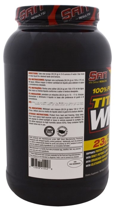 Протеин S.A.N. 100% Pure Titanium Whey (897-909 г) (фото modal 7)