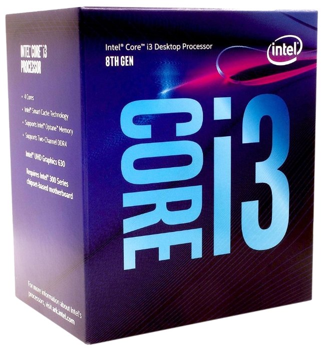 Процессор Intel Core i3-8100 Coffee Lake (3600MHz, LGA1151 v2, L3 6144Kb) (фото modal 1)