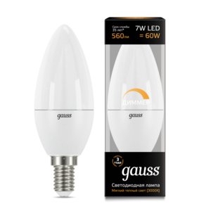 Лампа gauss E14 6.5Вт 2700K (фото modal nav 3)