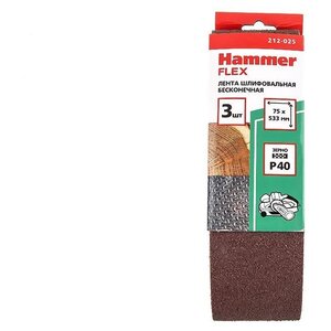 Бесконечная лента Hammer 212-025 P40 75x533 3шт (фото modal nav 4)