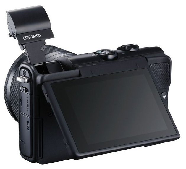 Фотоаппарат со сменной оптикой Canon EOS M100 Kit (фото modal 4)