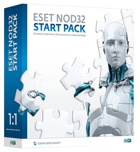 ESET NOD32 Start Pack (1 ПК, 1 год) коробочная версия (фото modal 1)