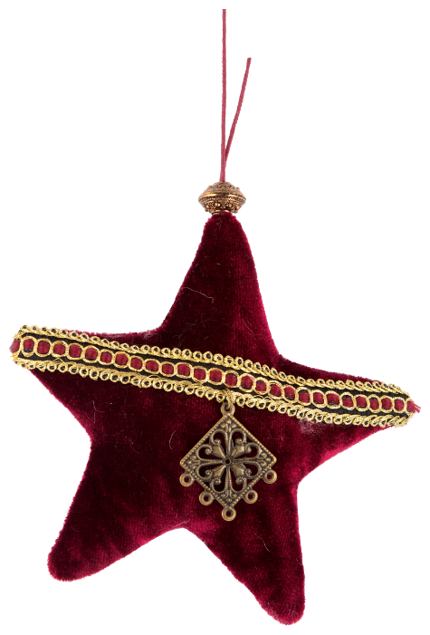 Елочная игрушка Русские подарки Звезда (170314) (фото modal 1)