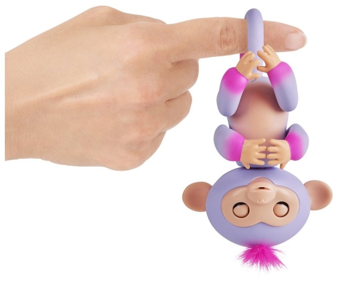 Интерактивная игрушка робот WowWee Fingerlings Ручная обезьянка Двухцветная (фото modal 4)