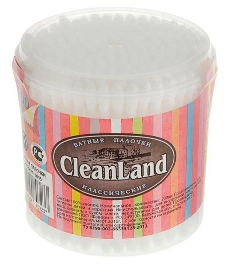 Ватные палочки Cleanland классические (фото modal 5)