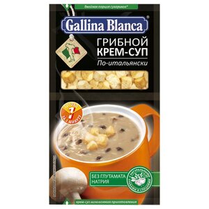 Gallina Blanca Крем-суп 2 в 1 Грибной по-итальянски 23 г (фото modal nav 1)