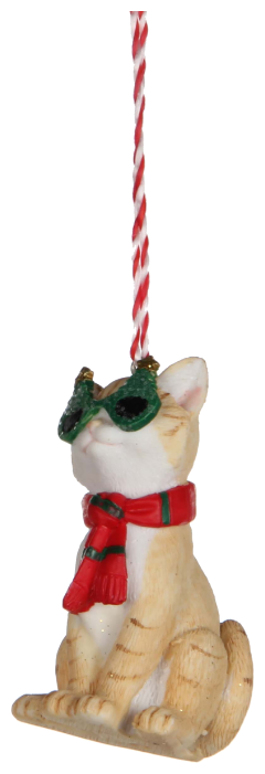 Елочная игрушка Феникс Present Кот в шарфике (41952) (фото modal 2)