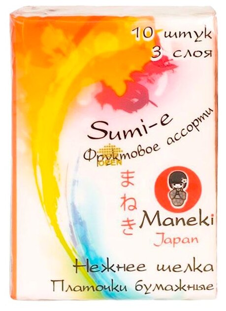 Платочки Maneki Sumi-e с ароматом фруктов (фото modal 3)