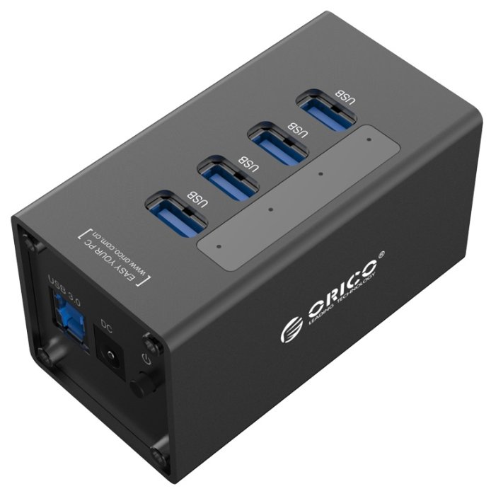 USB-концентратор ORICO A3H4 разъемов: 4 (фото modal 1)