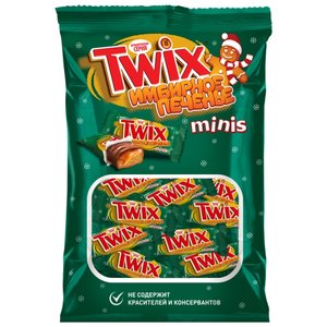 Конфеты Twix minis имбирное печенье (фото modal nav 1)