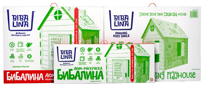 Домик BibaLina Раскраска, уменьшенная упаковка КДР03-002 (фото modal 8)