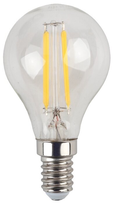 Лампа светодиодная ЭРА, F-LED Р45-5w-840-E14 E14, P45, 5Вт, 4000К (фото modal 1)