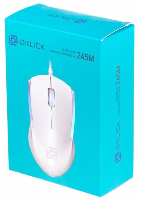 Мышь Oklick 245M White USB (фото modal 12)