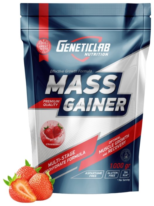 Гейнер Geneticlab Nutrition Mass Gainer (1000 г) (фото modal 1)