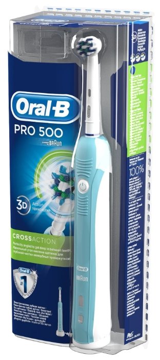 Электрическая зубная щетка Oral-B Pro 500 CrossAction (фото modal 5)