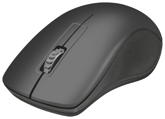 Клавиатура и мышь Trust Ziva Wireless Keyboard with mouse Black USB (фото modal 4)