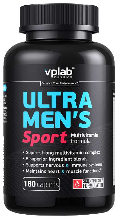 Минерально-витаминный комплекс VP Laboratory Ultra Men’s Sport (180 каплет) (фото modal 1)