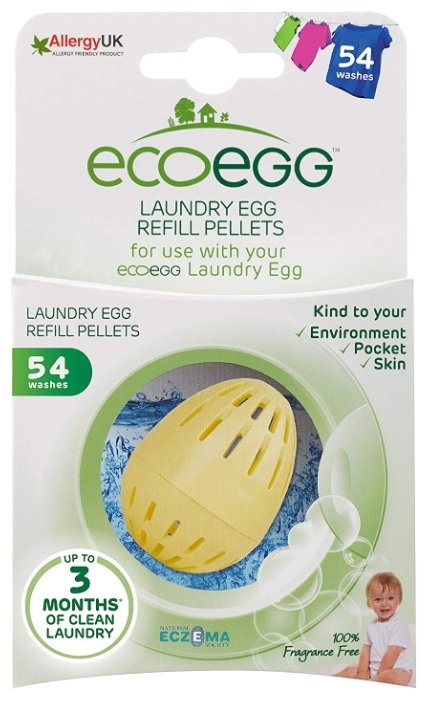 Сменные гранулы для шаров для стирки Ecoegg Без запаха (наполнитель) (фото modal 1)