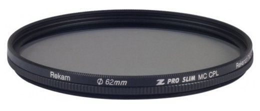 Светофильтр поляризационный круговой Rekam Z Pro Slim CPL MC 62 мм (фото modal 1)