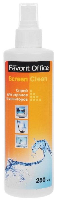 Favorit Office Screen Clean 250 мл чистящий спрей для экрана (фото modal 1)
