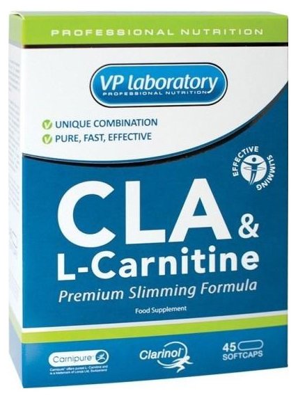 VP Laboratory CLA & L-Сarnitine (45 шт.) (фото modal 2)