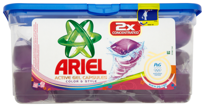 Капсулы Ariel Active Gel Color&Style (фото modal 1)