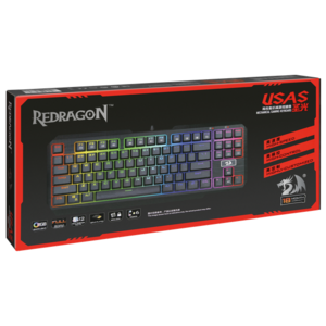 Клавиатура Redragon USAS Black USB (фото modal nav 10)
