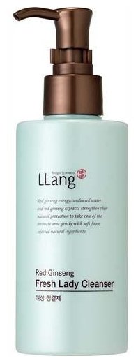 LLang Гель для интимной гигиены Llang с красным женьшенем, 200 мл (фото modal 1)