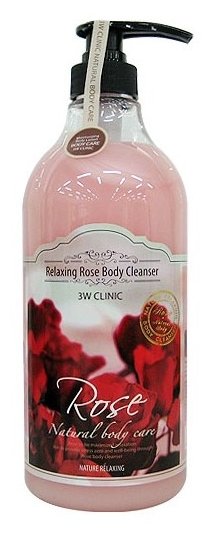 Гель для душа 3W Clinic Relaxing rose (фото modal 1)