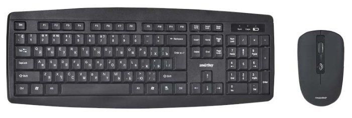 Клавиатура и мышь SmartBuy ONE 212332AG Black USB (фото modal 1)