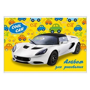 Альбом для рисования BG Cool car 29.7 х 21 см (A4), 8 л, в ассортименте (фото modal nav 1)