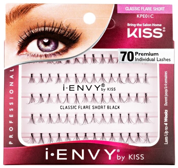 Kiss накладные пучки I Envy Классика Classic Short Black (фото modal 1)