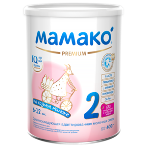 Смесь МАМАКО 2 Premium (c 6 до 12 месяцев) 400 г (фото modal nav 1)