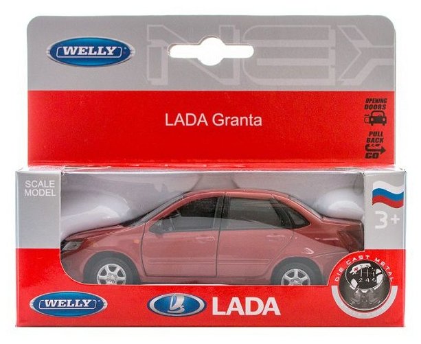 Легковой автомобиль Welly Lada Granta (43657) (фото modal 2)