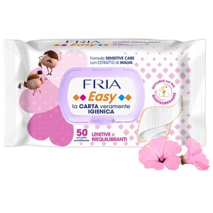 Влажная туалетная бумага FRIA Easy Sensitive Care formula с экстрактом мальвы (фото modal nav 2)