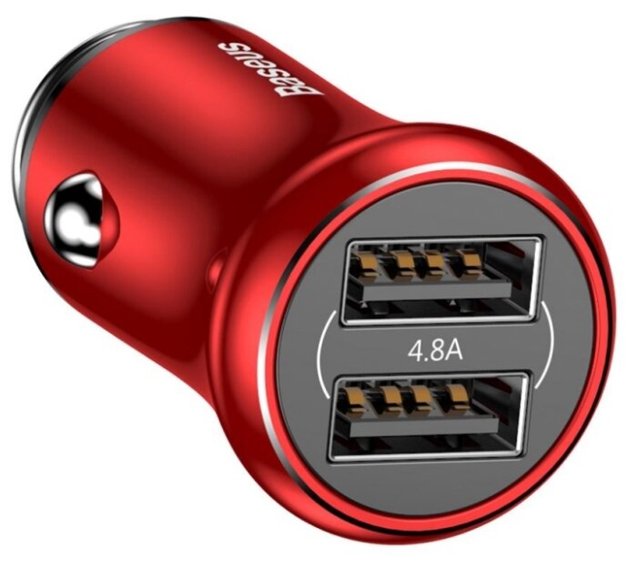 Автомобильная зарядка Baseus Dual-USB Car Charger 4.8A CCALL-GB01/GB09 (фото modal 15)