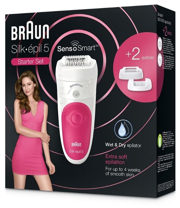 Эпилятор Braun 5-500 Silk-epil SensoSmart (фото modal 2)