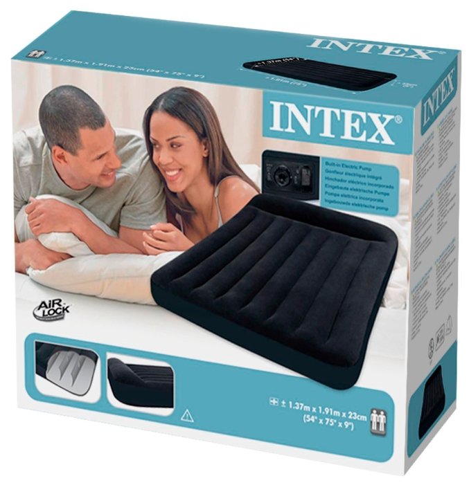 Надувной матрас Intex Pillow Rest Classic Bed (66780) (фото modal 3)