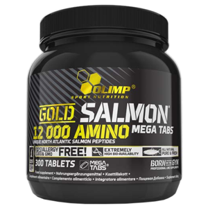Аминокислотный комплекс Olimp Gold Salmon 12000 Mega (300 таблеток) (фото modal nav 1)