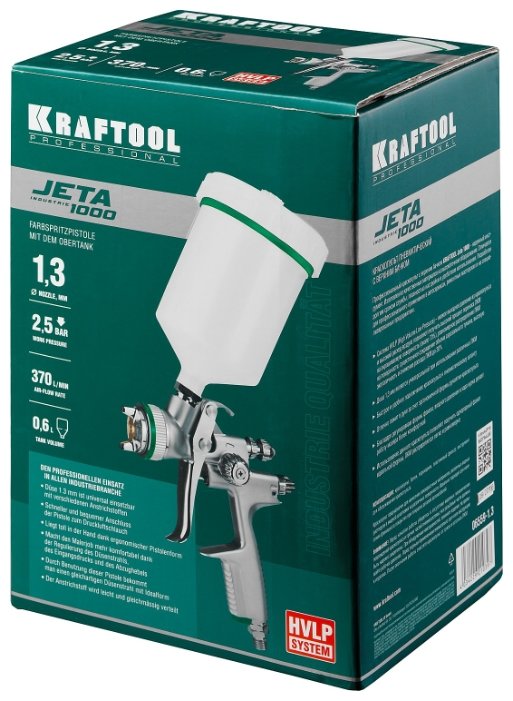 Краскопульт пневматический Kraftool 06559-1.3 Pro Jeta 1000 (фото modal 5)