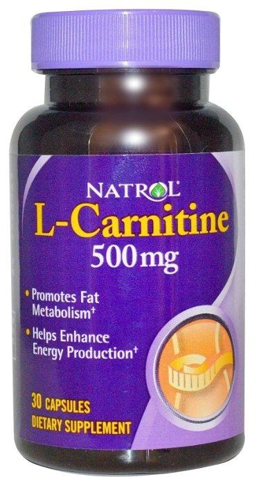 Natrol L-карнитин 500 мг (30 шт.) (фото modal 1)